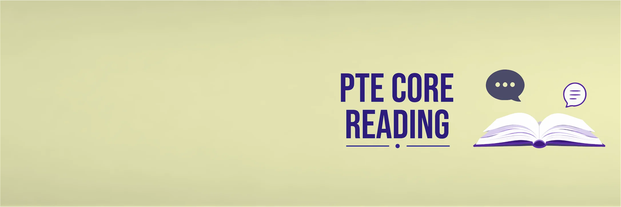 PTE Core Reading section with passage and answer options